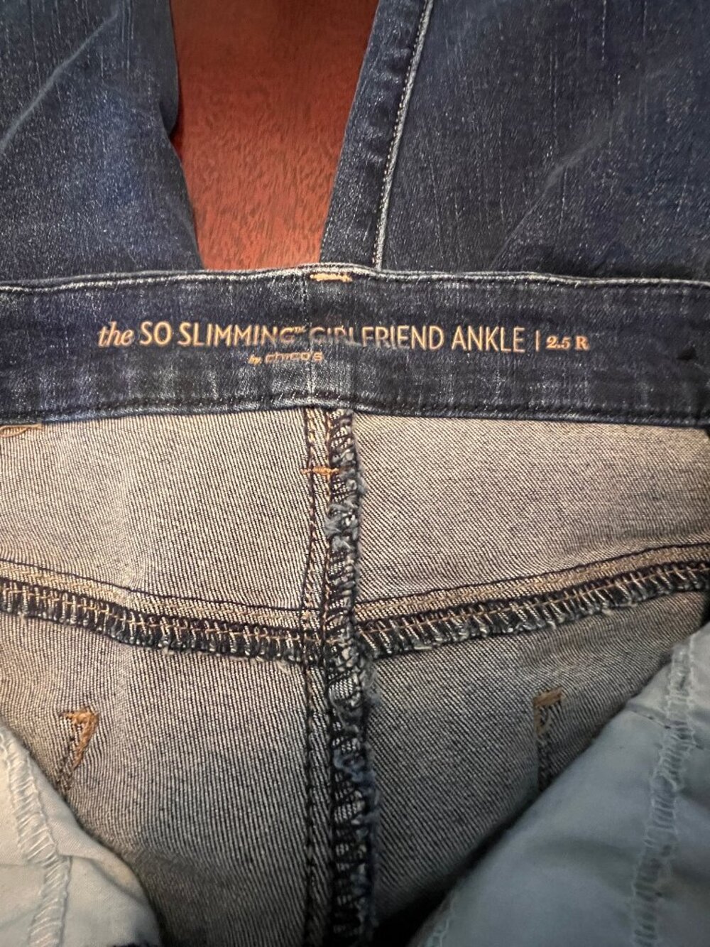 Never Worn Chico's Women's Embroidered Blue Jeans - Picture 6 of 9